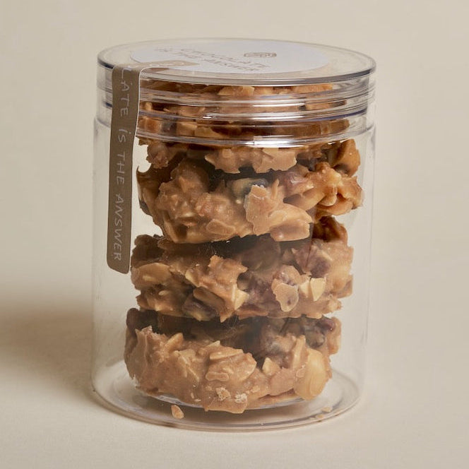 Cranberry Hazelnut Caramel Chocolate Crunch