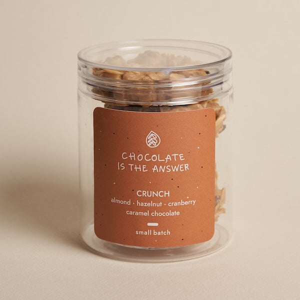 Cranberry Hazelnut Caramel Chocolate Crunch
