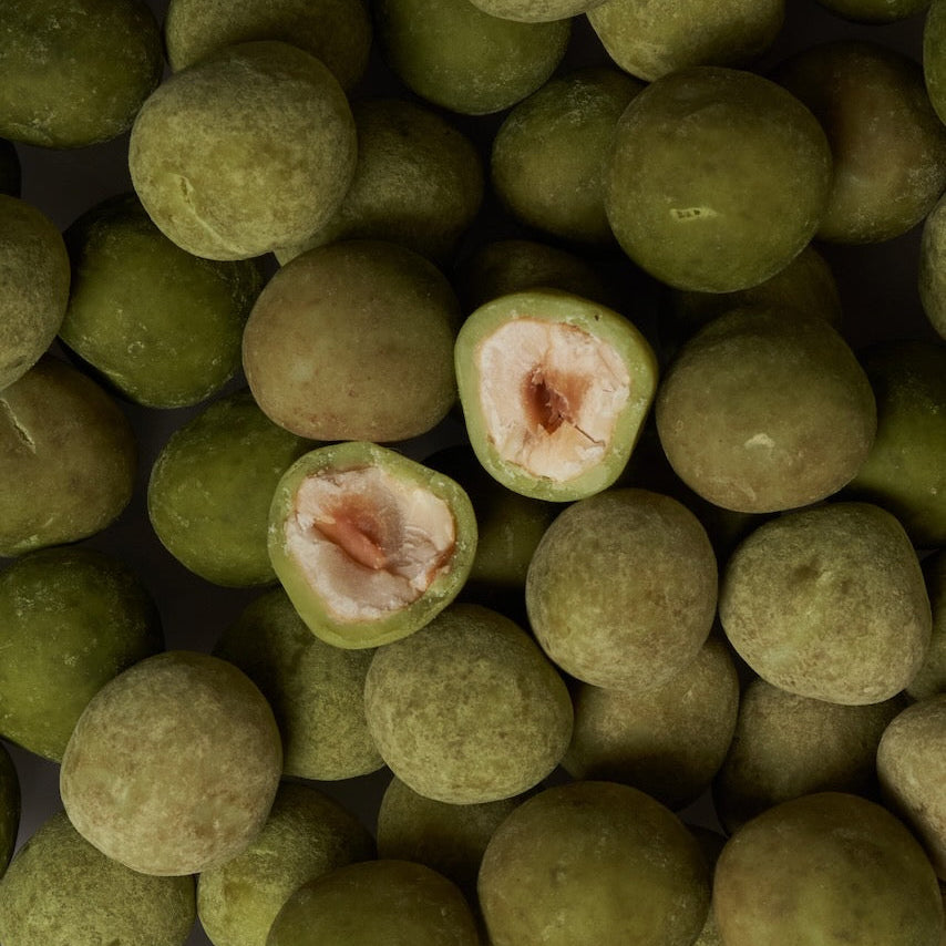 Matcha Hazelnut Dragees