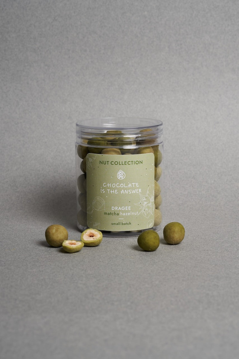 Matcha Hazelnut Dragees